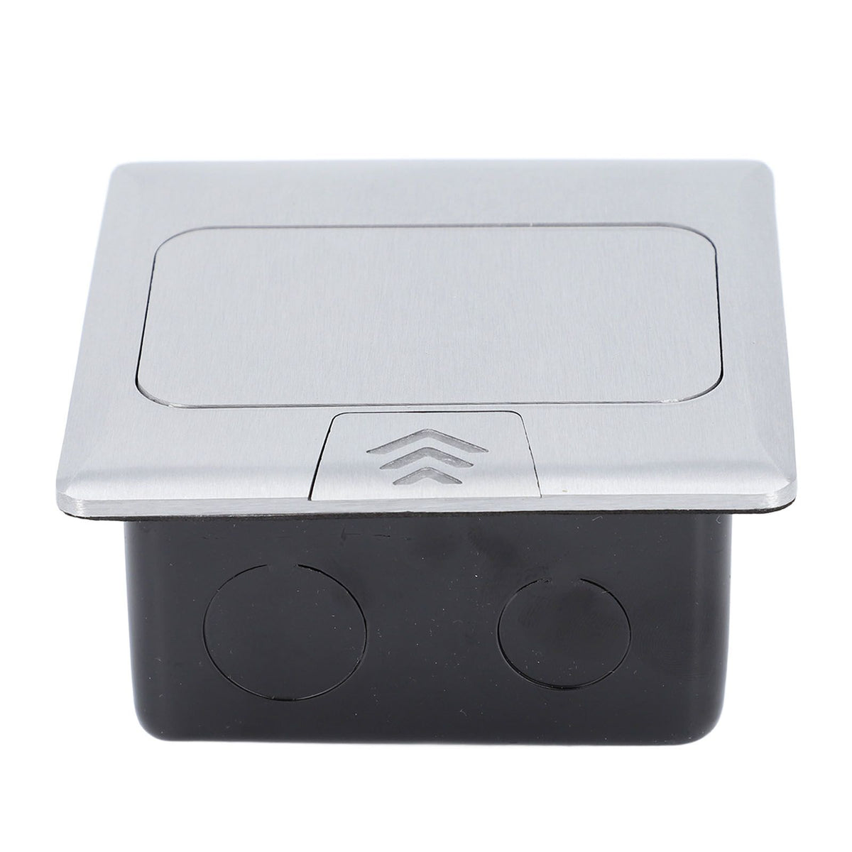 Embedded IP44 waterproof floor outlet box with USB ports, ideal for dining tables and kitchen countertops, by Everything Baby.