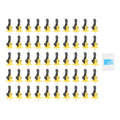 50-piece baby and kid's toy building tile leveling system kit with spacers for easy, efficient floor leveling and construction.