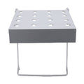 Silver foldable ladder platform by Everything Baby, versatile work platform for home renovation and building projects.