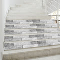 Simulation brick grain pattern stair sticker by Everything Baby, self-adhesive wall and floor decor for kids' room or play area.