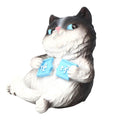 Mini simulation cat animal model toy by Everything Baby, small figurine for cake decorating and pretend play.