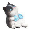 Mini simulation cat animal figurine toy by Everything Baby, perfect for cake decoration, car decor, or pretend play.