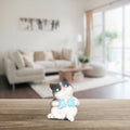 Mini simulation cat figurine toy by Everything Baby, perfect for cake decorating, car decor, and pretend play for kids.
