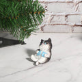 Mini simulation cat figurine toy by Everything Baby, perfect for cake decor, car decor, and pretend play for kids.
