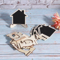 Mini wooden display blackboard with 