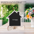 Mini wooden display blackboard set for crafts and messages, ideal for baby and kid's toy building decor by Everything Baby.