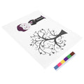 Baby boy at birthday party signing in with fingerprint signature art, part of Everything Baby’s kids' art and drawing toy collection.