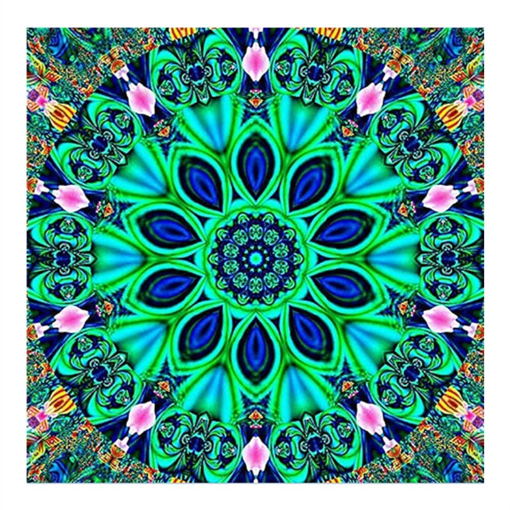 Handmade DIY diamond painting kit for children featuring colorful full drill designs, ideal for home decor and creative outdoor play.