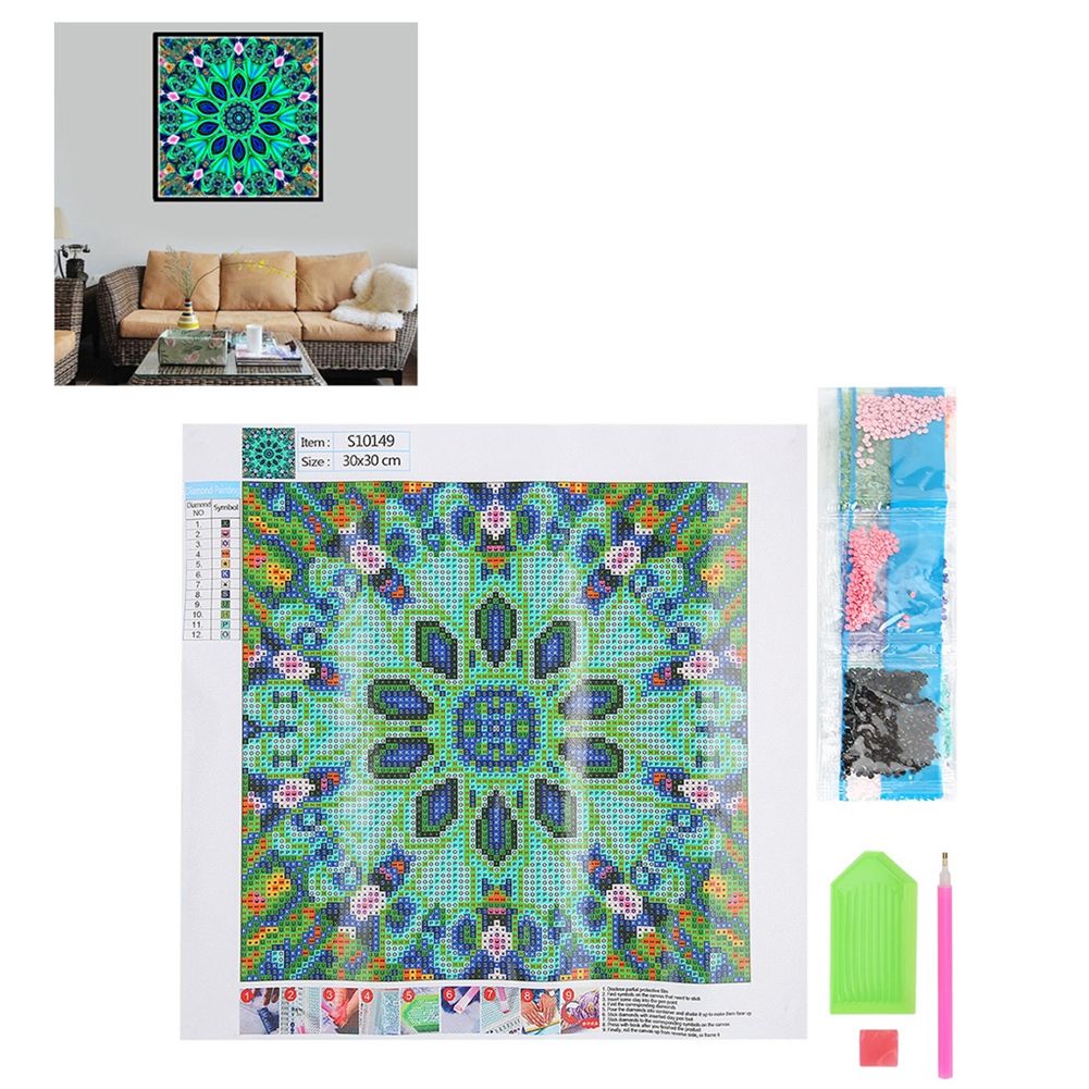 Children's DIY diamond painting kit with full drill diamonds, featuring colorful baby and kid-themed outdoor design by Everything Baby.