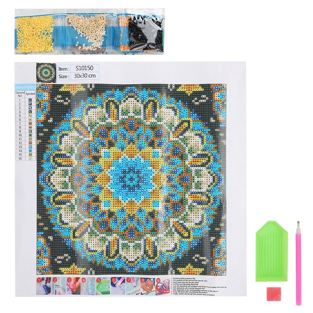 Colorful diamond painting kit for children featuring a fun design, perfect for DIY home decor and creative gift projects.