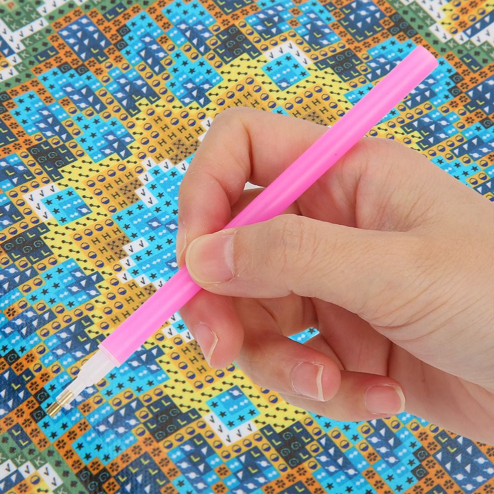 Colorful kids' diamond painting kit featuring a full drill design with playful images, perfect for DIY home decor and gifts.