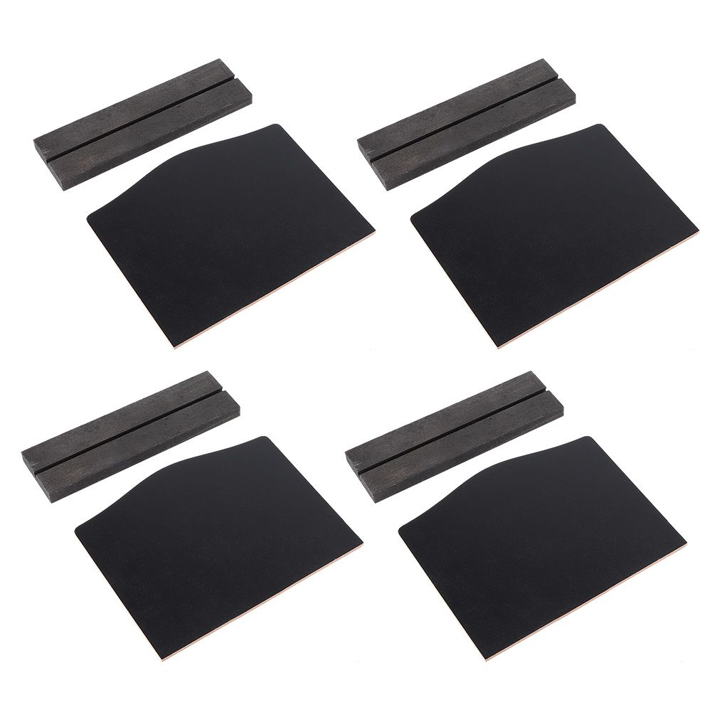 Set of four double-sided mini blackboard ornaments by Everything Baby, ideal for home, hotel, or bar desktop decoration.