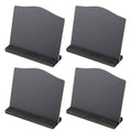 Set of four double-sided mini blackboards from Everything Baby, ideal for home, hotel, or bar desk decoration.