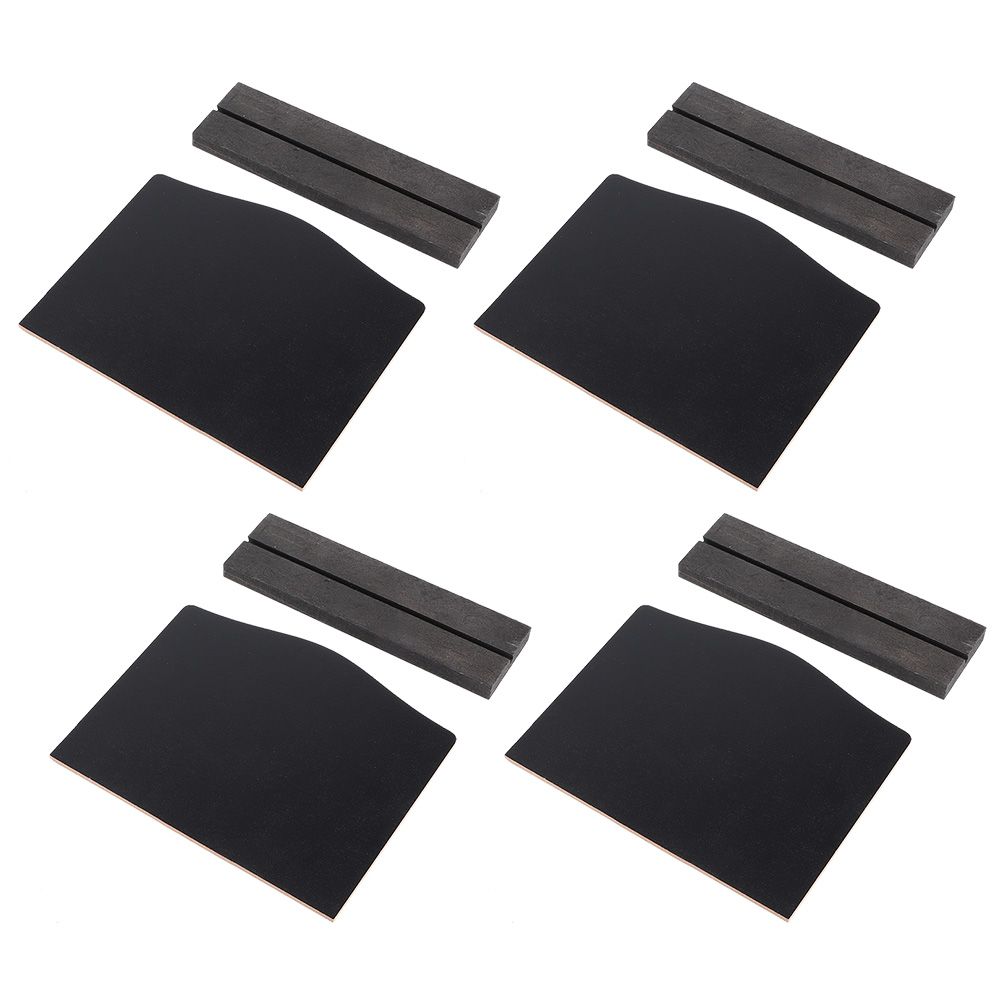 Set of four double-sided mini blackboard ornaments from Everything Baby, suitable for home, hotel, or bar desktop decor.