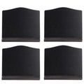 Set of four double-sided mini blackboard ornaments from Everything Baby, ideal for home, hotel, or bar desktop decoration.