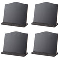 Set of four double-sided mini blackboard ornaments from Everything Baby, suitable for home, hotel, or bar desktop decoration.