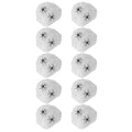 White Halloween cobwebs with two fake spiders, ideal for haunted house or KTV scene decorations, by Everything Baby.