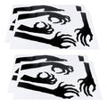 Halloween horror wall sticker set for kids' rooms, featuring spooky decorations by Everything Baby for pretend play and party decor.
