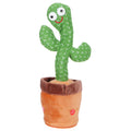 Electronic dancing singing cactus plush toy for kids, soft plush cactus toy for pretend play and early education by Everything Baby