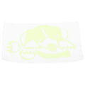 Self-adhesive cartoon luminous switch sticker glowing wall decor for kids' rooms, featuring playful designs from Everything Baby.
