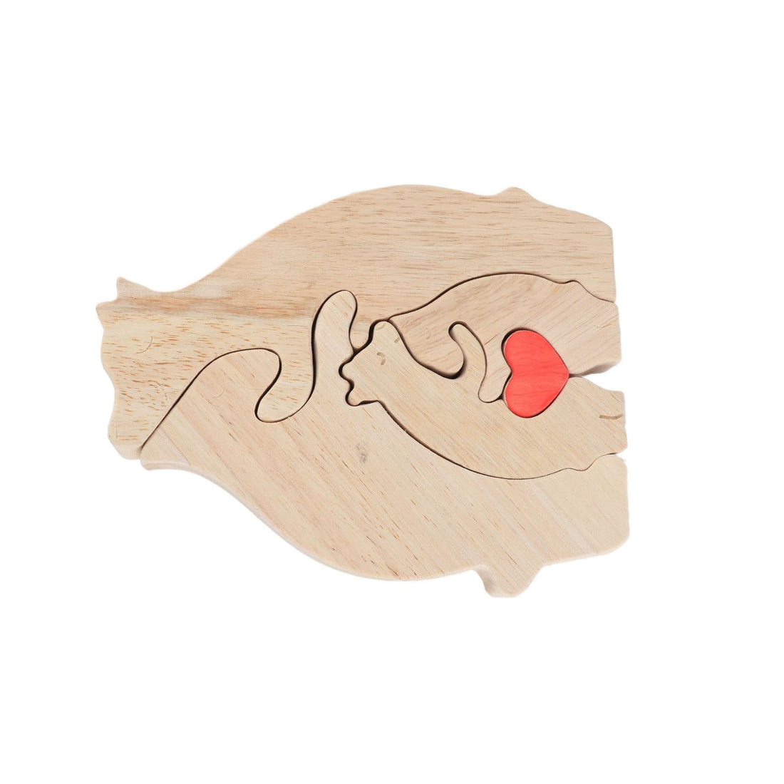 Wooden Bears Puzzle by Everything Baby featuring four cute bear characters, perfect for kids' jigsaw puzzle play and family fun.