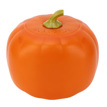 Plastic singing pumpkin lantern with dynamic projection for festival and carnival party decor, designed for kids' pretend play.