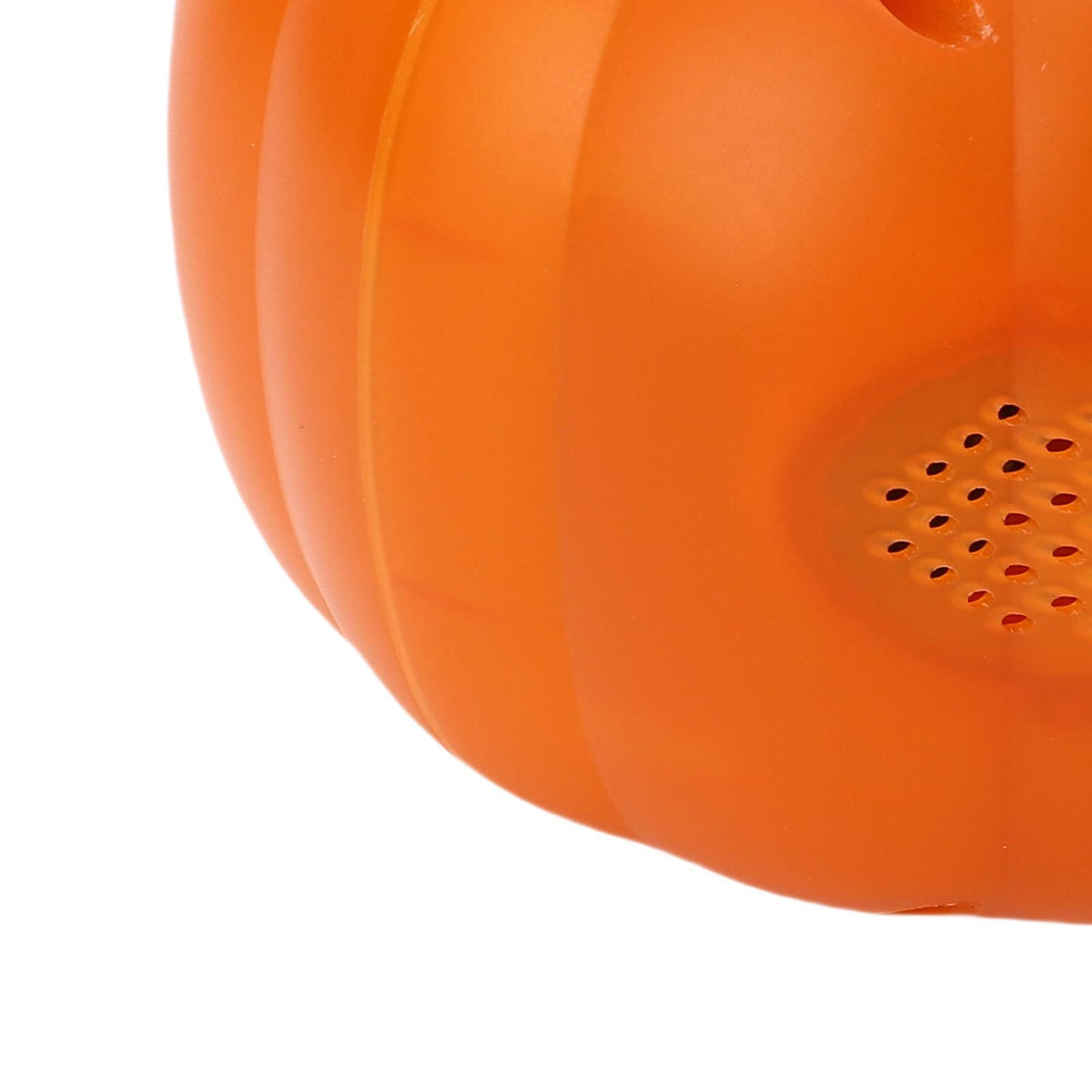Plastic singing pumpkin lantern with dynamic projection, Halloween-themed light decor for festivals and kids' pretend play.