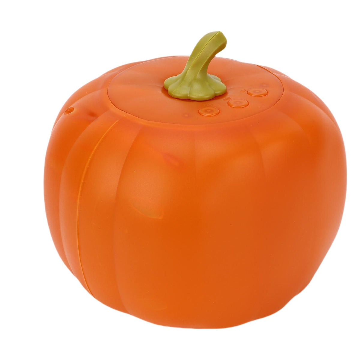 Plastic singing pumpkin lantern with dynamic projection light for festival and carnival themed pretend play decor.