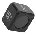 Black gravity sensor cube timer with flip countdown and countup features for work, learning, and kitchen activities by Everything Baby.