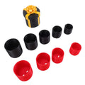 Black 3D printed nested screw gift box with layers, reusable prank toy for kids pretend play, by Everything Baby.