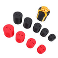 Black 3D printed nested screw gift box with multiple layers, prank toy for kids, featuring reusable screw surprises for pretend play.