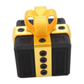 Funny 3D printed gift box with nested screws, light gold and black colors, ideal for humorous birthday or holiday surprises.