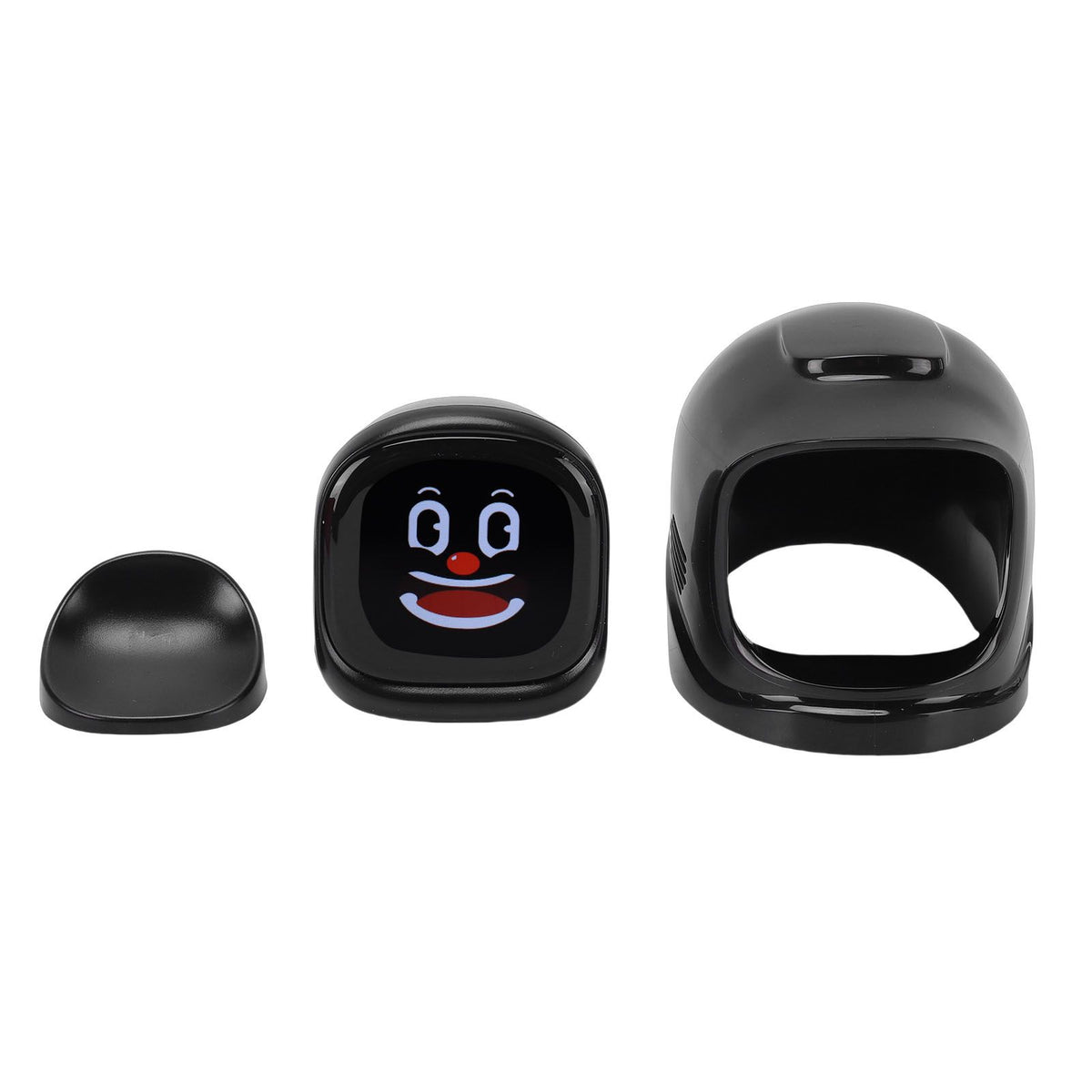 Smart expression robot car ornament from Everything Baby, designed as a playful electronic pet for ride-on car dashboards in kids' cars.