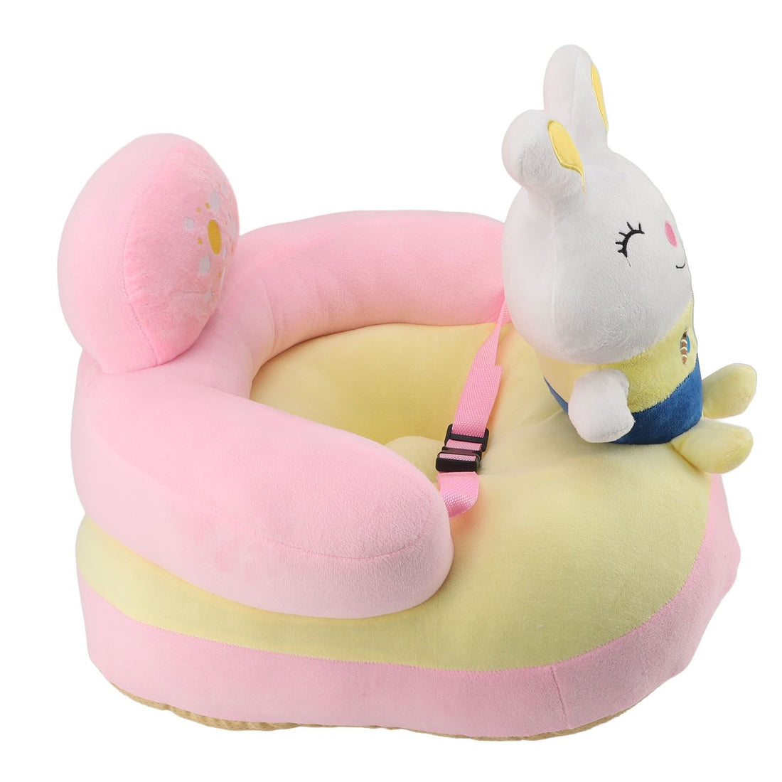 Luminous soft plush baby support sofa chair by Everything Baby, designed for learning to sit and prevent falls, ideal for indoor use.