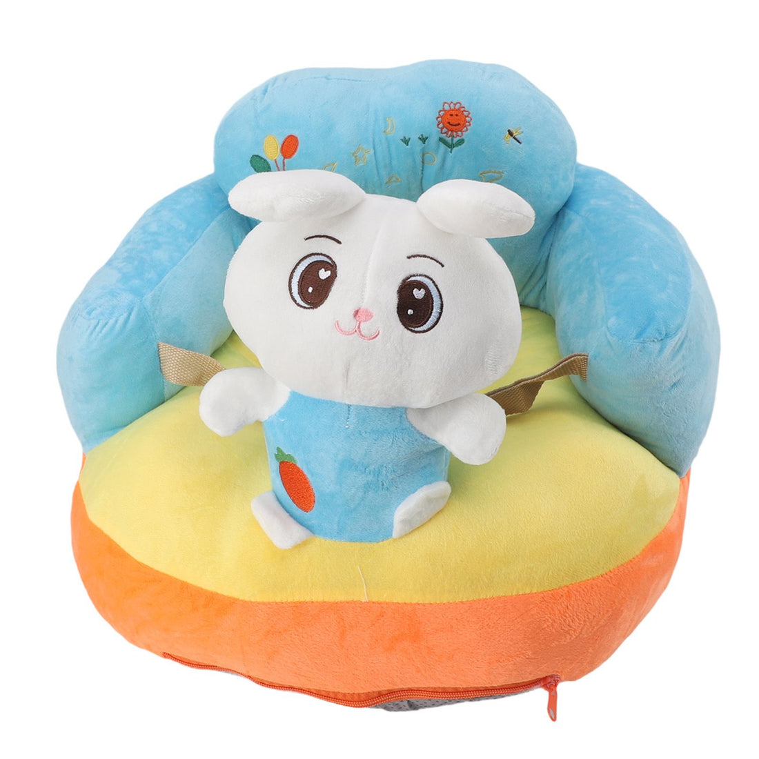 Adjustable baby support sofa by Everything Baby, soft plush infant floor seat with stable design and adjustable angle for comfort.