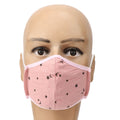 Pink washable kids' mouth cover set with anti-fog, dust-proof, breathable design for children, from Everything Baby.
