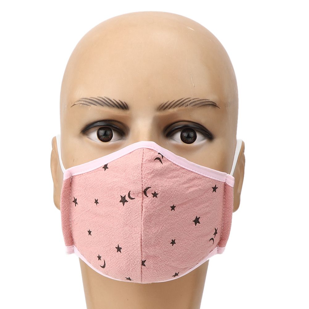 Pink washable kids' mouth cover set with anti-fog, dust-proof, breathable design for children, from Everything Baby.