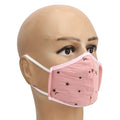 Kids’ pink washable anti-fog mouth covers, breathable and dust-proof, designed for baby and kids' health and grooming.