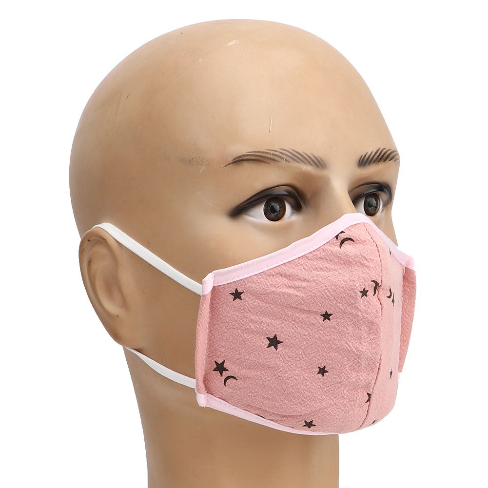 Kids’ pink washable anti-fog mouth covers, breathable and dust-proof, designed for baby and kids' health and grooming.