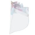 Clear plastic full face cover for kids by Everything Baby, designed for outdoor riding and saliva protection for babies and kids.