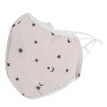 Yellow unisex adult breathable washable mouth cover for dust protection, designed for health and grooming use.