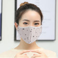 Yellow unisex 4-pack breathable washable mouth covers for adults, dust-proof and protective, suitable for baby and kids health use.