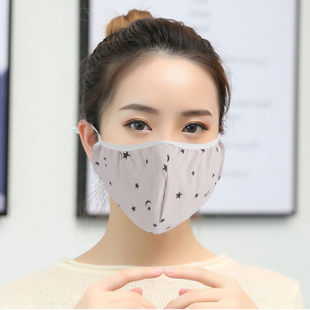Yellow unisex 4-pack breathable washable mouth covers for adults, dust-proof and protective, suitable for baby and kids health use.