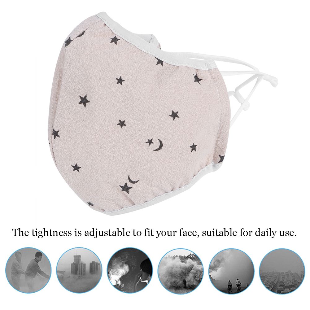 Four yellow unisex adult breathable washable mouth covers for dust protection, shown in a pack of four.
