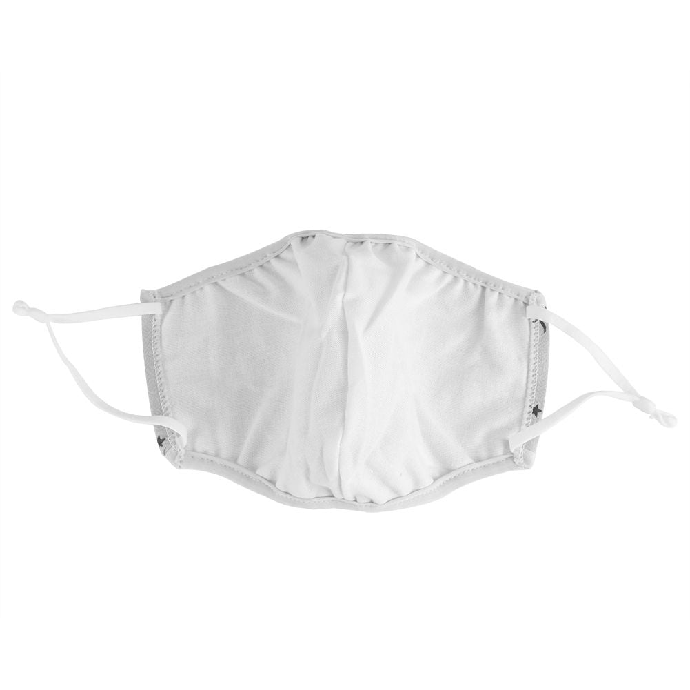 Gray 4-piece unisex adult breathable washable mouth covers for dust protection, designed for baby and kid health and grooming.