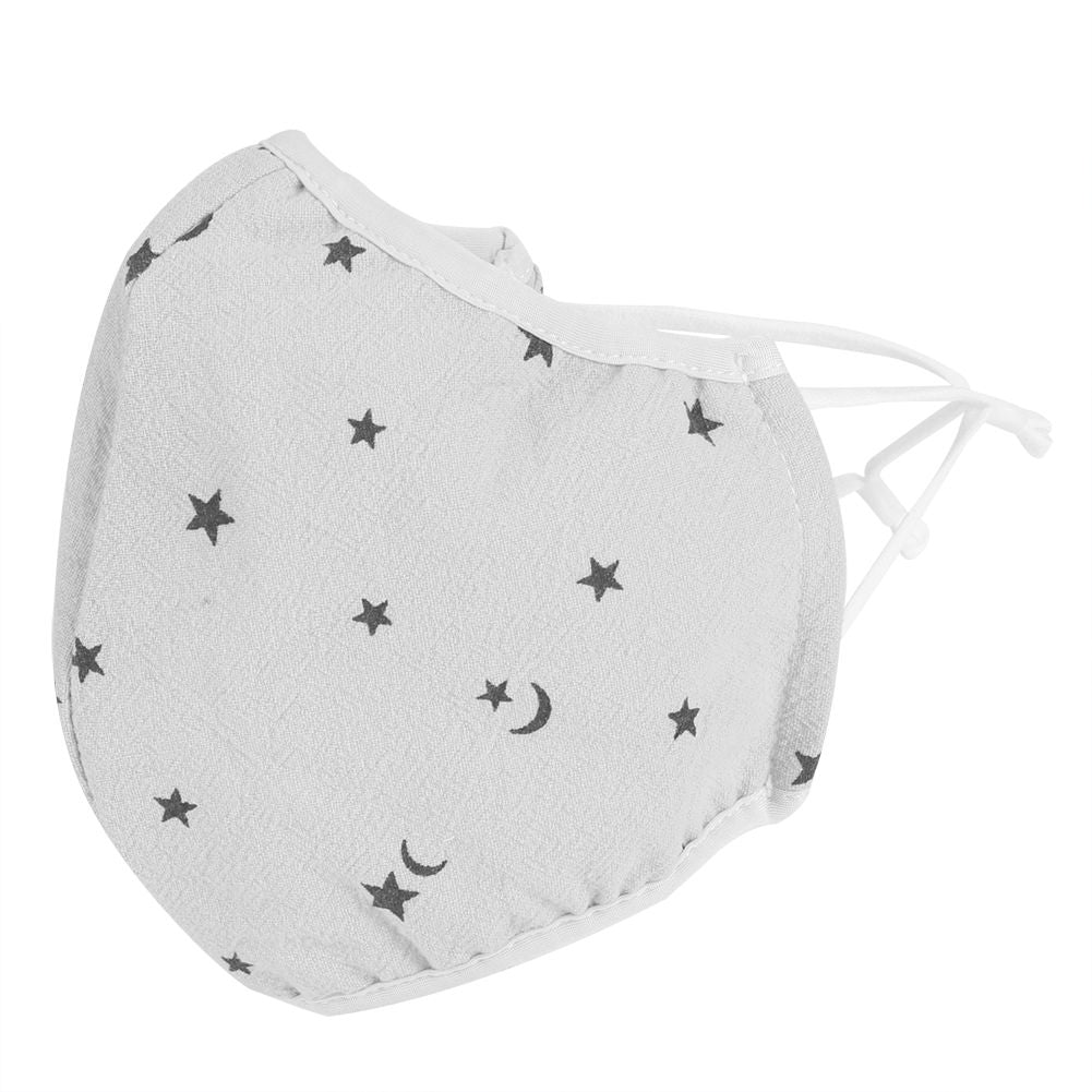 Set of four unisex gray washable breathable mouth covers for adults, dust-proof and protective breathing masks for everyday use.