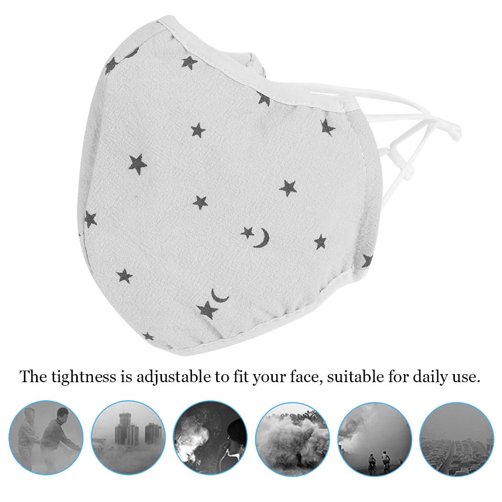 Gray 4-pack unisex breathable washable mouth covers for adults, dust-proof protective face masks for health and grooming.