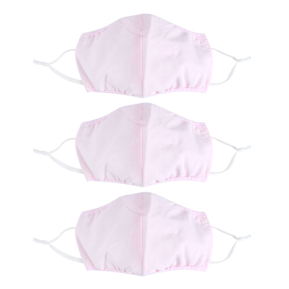 Pink washable cotton face cover for adults, breathable dust-proof mouth mask, suitable for men and women in baby health and grooming.