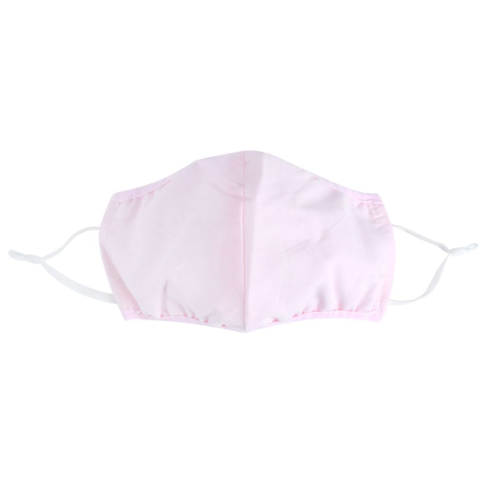 Pink washable cotton face cover for adults, breathable dust-proof mouth mask, suitable for men and women, from Everything Baby.