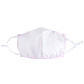 Pink washable cotton face cover, breathable dust-proof mouth mask for adults, suitable for men and women, part of baby health kit.